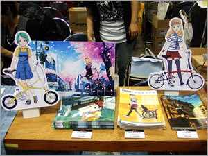 残像アパートメントのブースinコミケ