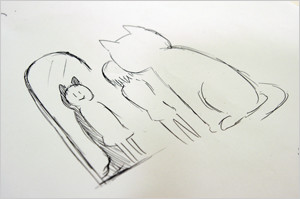 猫と少女インタビュー